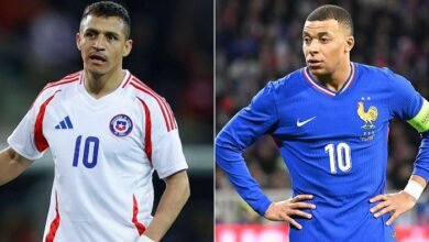 France National Football Team VS Chile National Football Team Lineups