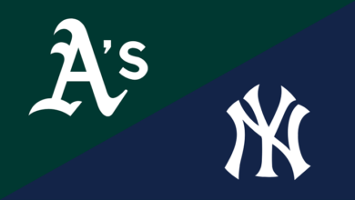 Oakland Athletics VS Yankees Match Player Stats