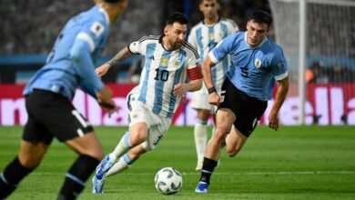 argentina national football team vs uruguay national football team lineups